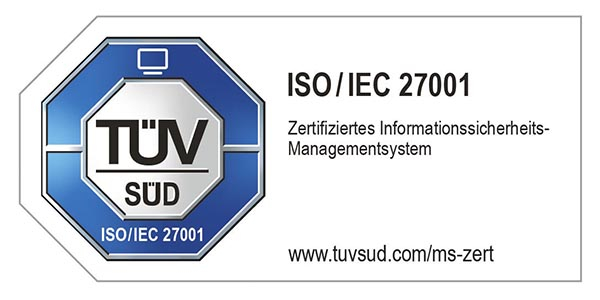 Prüfzeichen ISO 27001